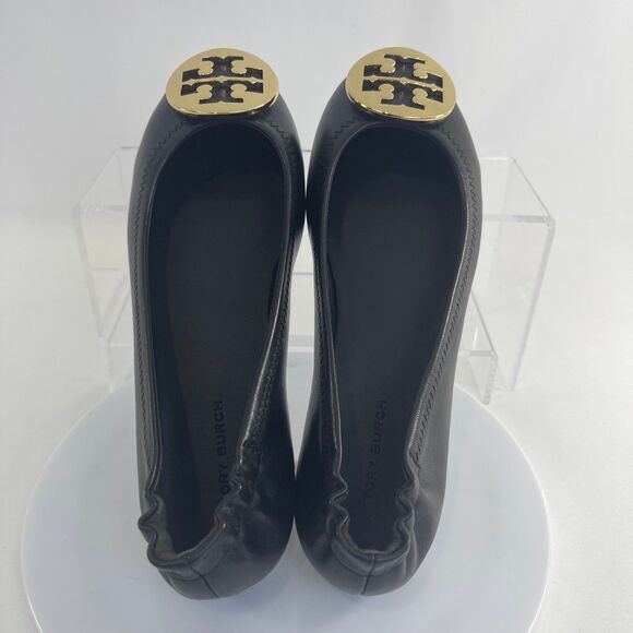 TORY BURCH MINNIE TRAVEL BALLET WITH METAL | Women's 5M | NEW - Picture 8 of 11